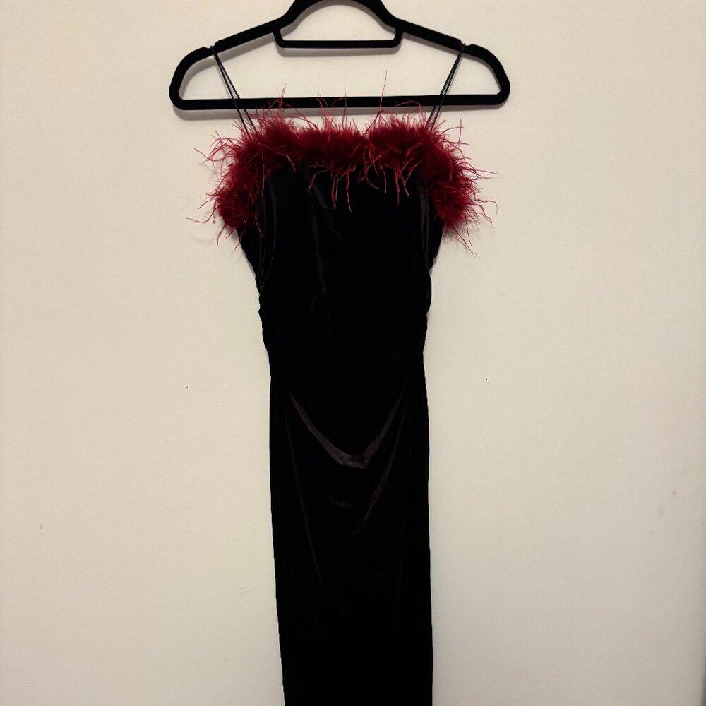 Honey & Rosie Elegant Black Cocktail Dress - Size Small (Worn Once)